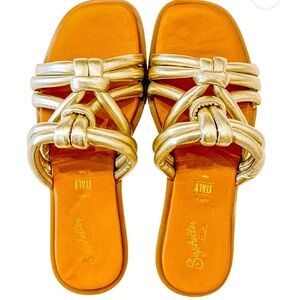 Seychelles Sun Kissed Gold Sandals